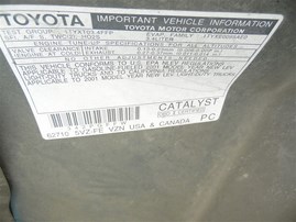 2001 TOYOTA TACOMA SR5 GREEN CREW CAB 3.4 AT 2WD PRERUNNER TRD OFF ROAD 
PKG Z19829